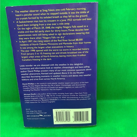 Blame It On The Weather Book by David Phillips - Picture 2 of 5